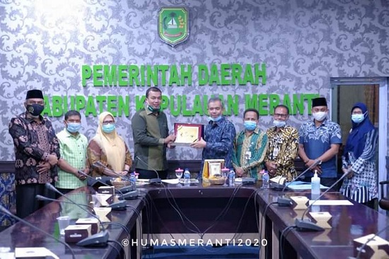 Legislator Riau dan Sekdakab Meranti Bahas Pembangunan Infrastruktur dan Penanganan Covid-19